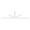 Ekena Millwork Saratoga Architectural Grade PVC Gable Bracket, 96"W x 24"H x 2"D x 4"F, 6/12 Pitch GBP096X24X0204SAR00 - alternate 3